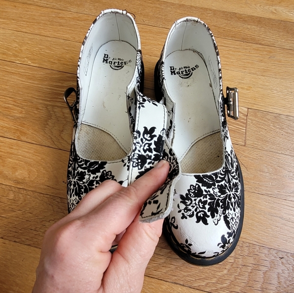 Dr Martens Mary Jane Oxfords Shoes Floral 5026 - Picture 14 of 14